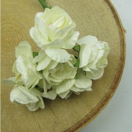 BLUMEN (MINI) UND ACCESOIRES Blumenstrauss, weiss, Vintage Look