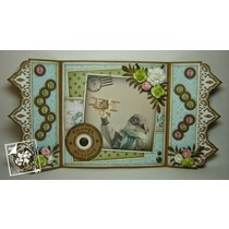 Punching and embossing template: Borders