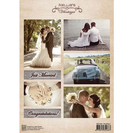 Nellie snellen A4 broadsheet, casamento