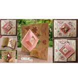 Crealies und CraftEmotions Bokse og preging mal: for kort design