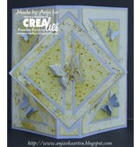 Crealies und CraftEmotions Bokse og preging mal: for kort design