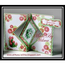 Punching and embossing template: for card design