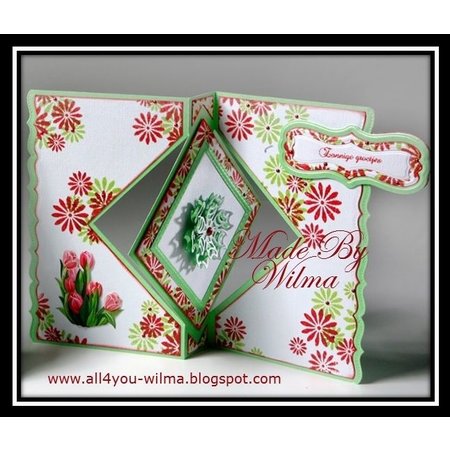 Crealies und CraftEmotions Punching and embossing template: for card design