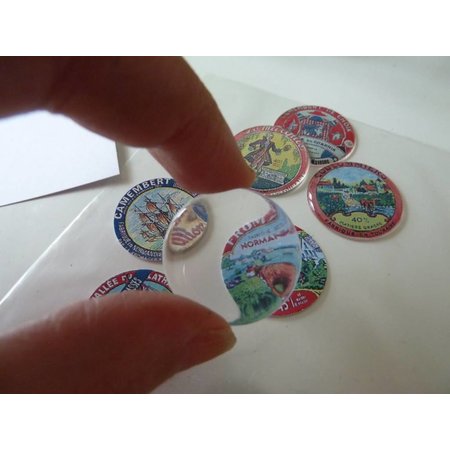 BASTELZUBEHÖR / CRAFT ACCESSORIES Etiqueta engomada de epoxy, ø 3,0 cm