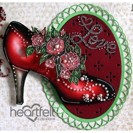 Heartfelt Creations aus USA nuevo en la gama, "Todo glammed zapato"