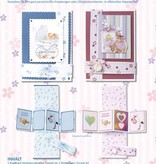 BASTELSETS / CRAFT KITS: Klappkarten Set Geburt