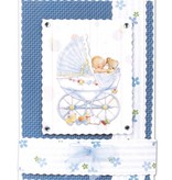 BASTELSETS / CRAFT KITS: Klappkarten Set Geburt