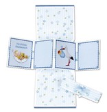 BASTELSETS / CRAFT KITS: Klappkarten Set Geburt