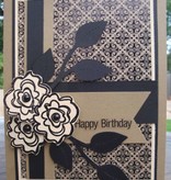 DCWV und Sugar Plum DCWV Designersblock, 24 folhas 15,2 x 15,2 cm decorados com papel alumínio.