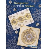Bücher und CD / Magazines A5 projektmappe: Transparent Glitter Stickers