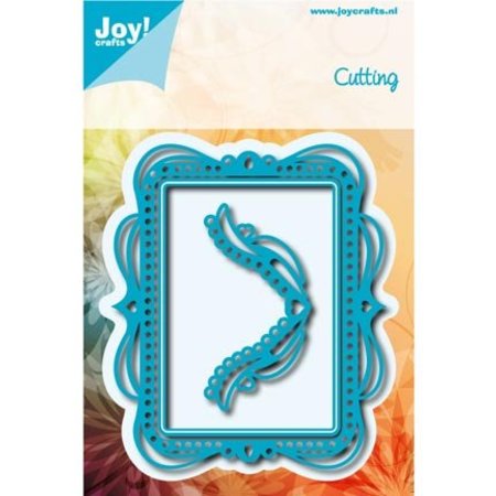 Joy!Crafts und JM Creation Puncionar e gravação em relevo modelos: quadro decorativo com extremidades arredondadas esquina