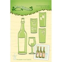 Punching and embossing templates: for fixed, bottle and glasses