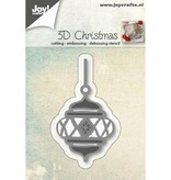 Joy!Crafts und JM Creation Stanz- und Prägeschablonen: 3D Weihnachtskugel