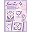 Komplett Sets / Kits Craft Kit, Jewelly Floral set, heldere mooie kaarten met sticker