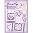 Komplett Sets / Kits Kit Craft, conjunto Jewelly floral, bonito brilhante cartões com adesivo