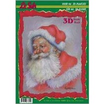 A4 Papel: Tema do Natal 3D