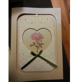 X-Cut / Docrafts Punching and embossing template: A6 frame with heart