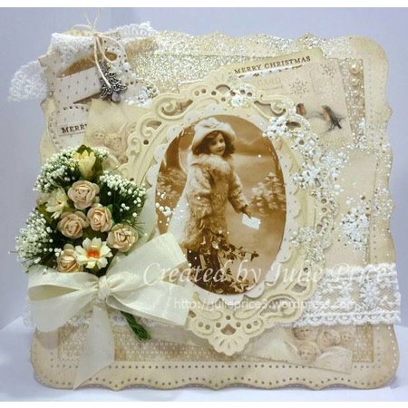Marianne Design Embossing en ponsen sjabloon, elegant, ovaal sierlijst