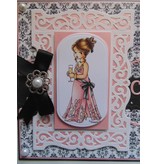 Spellbinders und Rayher Coupe et gaufrage pochoirs, cadre décoratif en filigrane