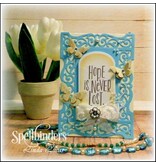 Spellbinders und Rayher Coupe et gaufrage pochoirs, cadre décoratif en filigrane