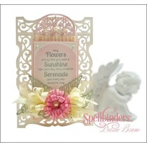 Cutting and embossing stencils, filigree decorative frame