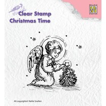 Transparent stamps, angel