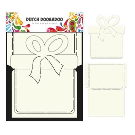 Dutch DooBaDoo A4 Schablone: Card Art Geschenkkarte