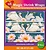 BASTELZUBEHÖR / CRAFT ACCESSORIES Magisk krympe film, svaner (⌀ 8 cm)