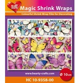 BASTELZUBEHÖR / CRAFT ACCESSORIES Magia películas retráctiles, de la mariposa (⌀ 10 cm)