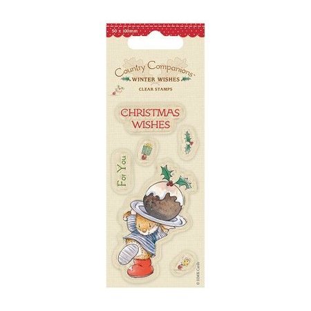 Stempel / Stamp: Transparent tampons transparents: Gâteau de Noël