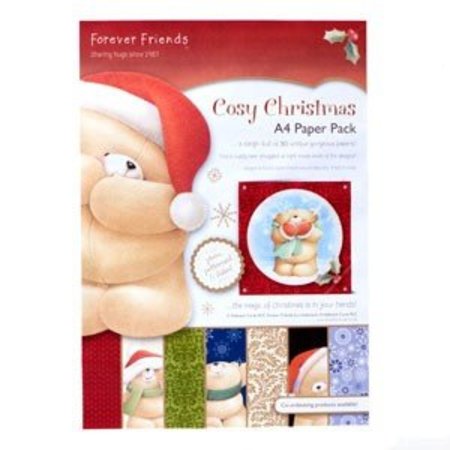 Forever Friends A4 Designersblock, accogliente Natale