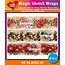 BASTELZUBEHÖR / CRAFT ACCESSORIES Magic shrink films, Christmas (⌀ 6 cm)