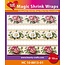 BASTELZUBEHÖR / CRAFT ACCESSORIES Magia film termoretraibili, Rosen (⌀ 10 cm)