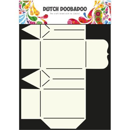 Dutch DooBaDoo A4 Skabelon: korttype, Geschenkschachtel