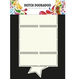Dutch DooBaDoo A4 Template: Card type, for cards A6