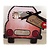 Dutch DooBaDoo A4 Template: Card type, kaarten in de vorm van een auto