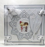 Marianne Design Cutting en embossing stencils, kleedje ster