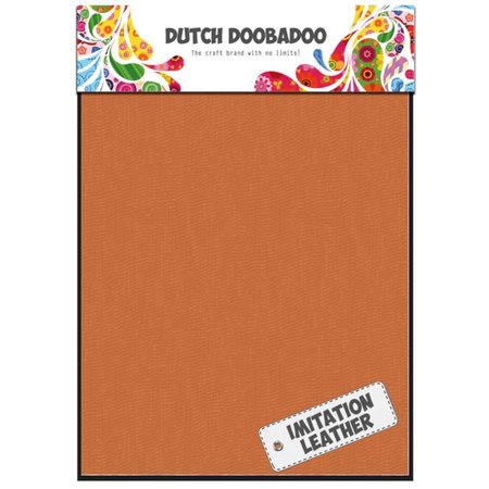 BASTELZUBEHÖR / CRAFT ACCESSORIES 2 x A5 leather look, Orange