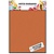 BASTELZUBEHÖR / CRAFT ACCESSORIES 2 x cuir A5 regard, Orange