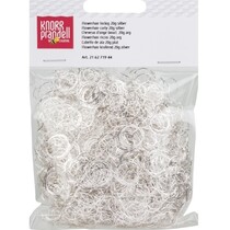 Angel hair in silver color