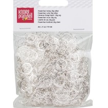 Angel hair in silver color