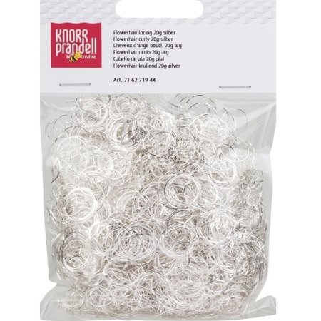 BASTELZUBEHÖR / CRAFT ACCESSORIES cabelo de anjo na cor de prata
