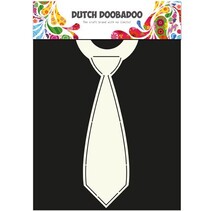 A4 Schablone: Card Art, für Karten in Form einer Krawatte