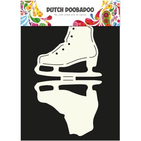 Dutch DooBaDoo A4 Template: Card type, kaarten in de vorm van ijs