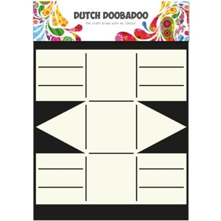 Dutch DooBaDoo A4 Schablone: Card Art, Geschenkschachtel