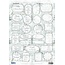 Embellishments / Verzierungen Die cut sheets with labels