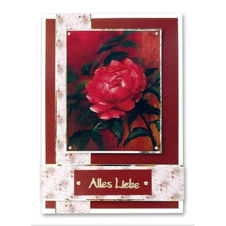 BASTELSETS / CRAFT KITS: Klappkartenset Rosen