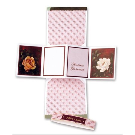 BASTELSETS / CRAFT KITS: Klappkartenset Rosen