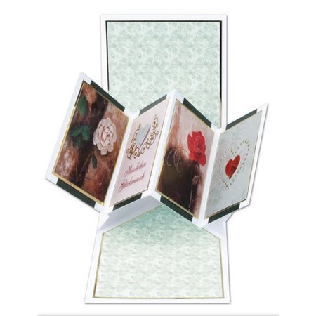 BASTELSETS / CRAFT KITS: Klappkartenset Rosen