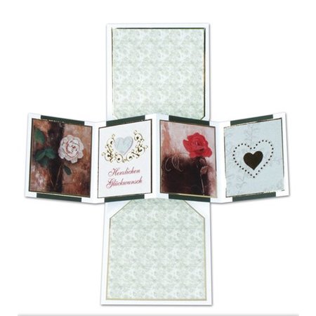 BASTELSETS / CRAFT KITS: Klappkartenset Rosen
